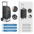thumbnail image 3 of Carrito de compras KEDSUM 2 en 1 para comestibles de 150 kg con ruedas, 3 of 8