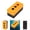 Yellow, variant on NFTIGB BX3 22mm 3-Hole Push Button Switch Control Protective Box Case, Waterproof, Yellow (0.9 in / 22.8 mm)