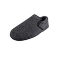 thumbnail image 4 of Hanes Men's Closed Back Slipper Shoe - Memory Foam with Indoor Outdoor Sole, 4 of 9