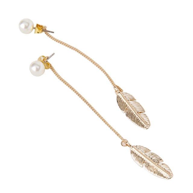 Pendientes de hoja con estilo, joyería con forma de gota, accesorios de joyería con forma de gota larga