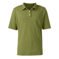 thumbnail image 3 of CCRFTGI Mens Polo Shirts Short Sleeve Polo Shirt Lightweight Casual Golf Shirts Collared T Shirt Army Green L, 3 of 5
