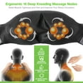 cotsoco Shiatsu Back Neck OIF8 and Shoulder Massager with Heat,Deep
