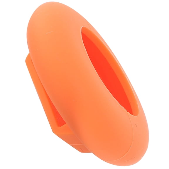 NICEXMAS Orange Silicone Dog Collar Holder Protective Case for Finder Durable Non Deforming