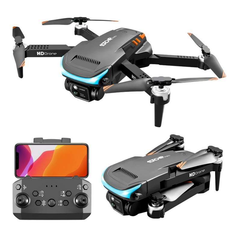 Drone With Dual 4K HD FPV Camera Remote Control Toys Gifts For Boys Girls With Altitude Hold Headless Mode One Key Start Speed Adjustment