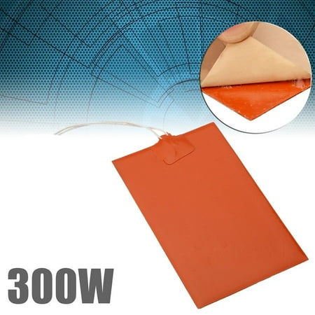 

Gerich 100*150mm 220V 300W Silicone Heater Mat Pad for Printer Heated Bed Heating