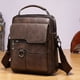 thumbnail image 5 of Bolso de hombro pequeño para hombre, de piel, tipo bandolera, tipo sobre, para iPad de 9,7", para el trabajo, la oficina y los negocios, 5 of 7