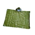 thumbnail image 4 of Abbracc Poncho de Pluie d'Urgence Léger Imperméable pour Camping Randonnée en Plein Air Vert, 4 of 9