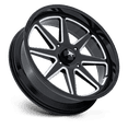 thumbnail image 2 of 14x7 MSA Offroad M54 Spark Gloss Black Milled UTV Wheel 4x156 (-47mm), 2 of 3