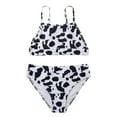 thumbnail image 2 of Jacenvly Girls Two Piece Swimsuit Clearance 2024 New Style Girls Swimsuit 2Pcs Set Bathing Suits Summer Kids Swimwear 8-14 Years 9-10 Years White, 2 of 8