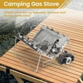 thumbnail image 4 of Estufa de Camping PortáTil para Exteriores, Gas Casete Alta Potencia una Prueba Viento, Accesorios Picnic, 4 of 5