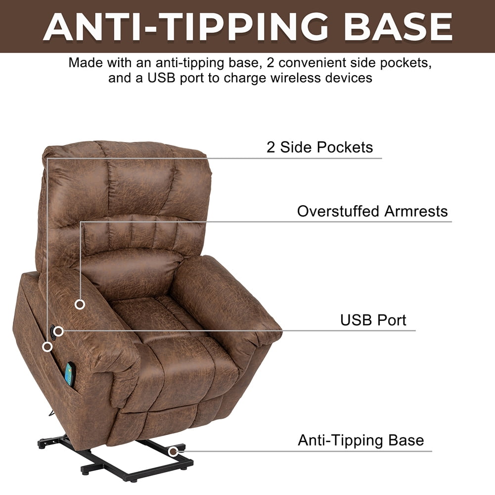 Kadyn Elderly Power Lift Recliner with Adjustable Massage, Heat Recliner for Living Room, Power Lift Recliner Sofa, Ergonomic Casual Fabric Vibrating Massage Chair Kadyn Elderly Power Lift Recliner with Adjustable Massage, Heat Recliner for Living Room, Power Lift Recliner Sofa, Ergonomic Casual Fabric Vibrating Massage Chair