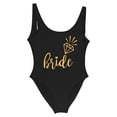 thumbnail image 4 of MKLEKYY Traje De Baño Mujer Women Fashion Letter Print Piece Swimsuit Sexy Bikini Swimwear Bathing Sleeveless Backless Swimsuit 1829, 4 of 4