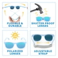 thumbnail image 5 of JAN & JUL Sunglasses for Kids, with Strap & UV-400 Protection (M: 2-6 Years, Frosty Blue Aurora), 5 of 8