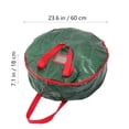 thumbnail image 2 of 1pc Christmas Wreath Storage Bag Premium Plastic Round Storage Bag Xmas Gift Bag, 2 of 8