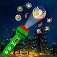 thumbnail image 3 of Agiferg Projection Flashlight Light Toys Early Knowledge Picture Christmas Pattern Stalls Toys Flashlight Christmas Projector Realistic 24 Patterns Santa Christmas Tree, 3 of 5