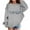 Grey, variant on WOYY Toddler Girls Ocean Graphic Sweatshirt Casual Round Neck Pullover Top, Sizes 3-4T