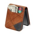 thumbnail image 4 of for Samsung Galaxy Z Flip 5 Case Wallet with Card Holder, for Women Men, Slim Fit Premium PU Leather Shockproof Protective Phone Cover for Samsung Galaxy Z Flip 5 5G, Brown, 4 of 8