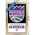 thumbnail image 3 of NBA Sacramento Kings - Logo 21 Wall Poster, 14.725" x 22.375", Framed, 3 of 3