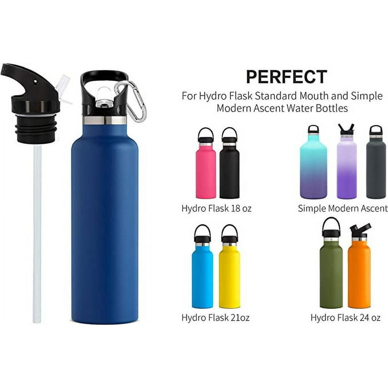 For Hydro Flask Tumbler Straw Lid, 5PCS Straw Cover for Hydro Flask Water  Bottles, Silicone Straw Ca…See more For Hydro Flask Tumbler Straw Lid, 5PCS