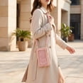 thumbnail image 5 of Crossbody Phone Bag With Touch Screen Window, PU Leather Small Sling Purse With Card Slots, Adjustable Strap & Charging Port, Hands-Free For Travel Work, 5 of 10