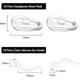 thumbnail image 1 of Almohadillas para la nariz para anteojos Empuñaduras para las orejas 10 pares de almohadillas para la nariz para anteojos 10 pares de retenedores para anteojos Ganchos para las orejas para anteoj, 1 of 4
