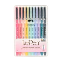 Marvy, Uchida, Le Pen, LePen, Felt Tip Pens, Pastel Color, Medium Point, .3mm,10 Count