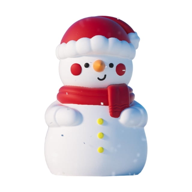 Luz de Noche Yuyangstore Muñeco de Nieve Silicona 9,5 x 9,2 x 15,2 cm