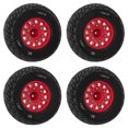 thumbnail image 1 of RC Tires, 1:10 Short Truck Tires Plastic Rubber  for 1:10 RC Red, 1 of 8