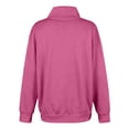 thumbnail image 3 of Basysin Sweatshirts For Women Side Slit Oversized Pullover Tops with Pocket | Long Sleeve Casual Sweatshirts Atheltic Workout Sweater Tops Fall Fashion, 3 of 5