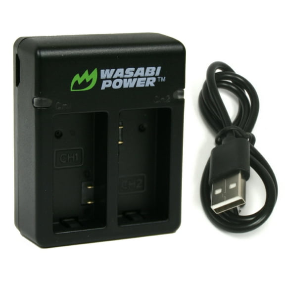 Wasabi Power Dual USB Battery Charger for GoPro HERO3, HERO3 , AHBBP-301