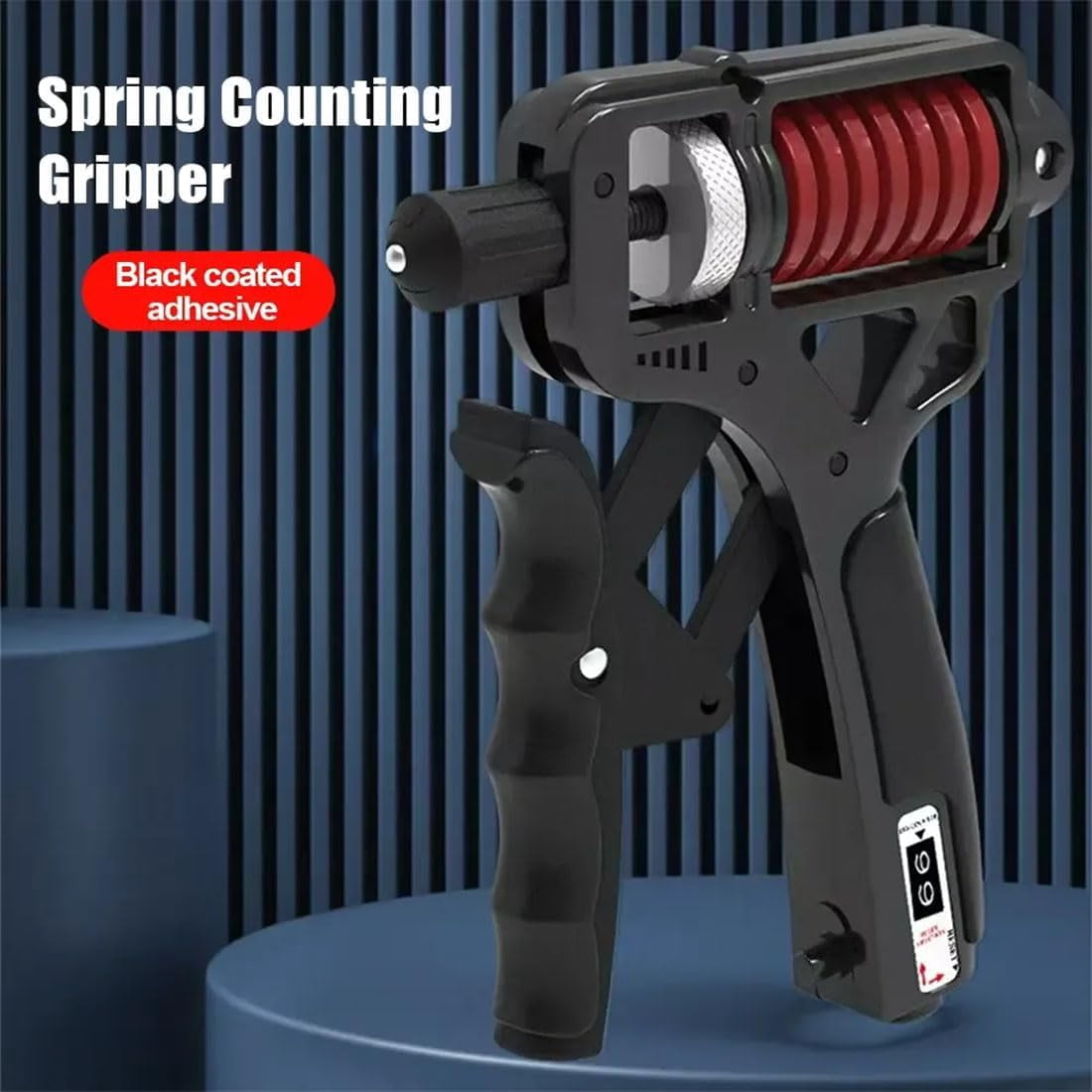 Adjustable Hand Grip Strengthener 11-364LBS Electronic Counter Non-Slip Forearm Trainer