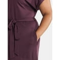 thumbnail image 3 of Terra & Sky Women's Plus Utility Dress, Sizes 0X-5X, 3 of 4