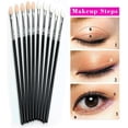 thumbnail image 2 of 10Pcs Eyeshadow Applicators, Makeup Double-end Eye Shadow Eyeliner Brush Sponge Applicator Eyeshadow Brush Disposable Eye Makeup Applicators, 2 of 5