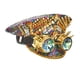 thumbnail image 5 of Sombrero gótico, tocado Steampunk con purpurina, diamantes de imitación, sombrero de novia, sombrero de fiesta para carnaval, espectáculo, novia,, 5 of 9