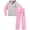 Grey Cat/Pink, variant on Baby Phat Girls Sweatsuit Set Soft Fleece Zip up Girls Hoodie Sweatshirt & Jogger Sweatpants 2 Piece