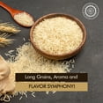 thumbnail image 5 of Pride of India - Pack of 6 - Golden Parboiled Basmati Rice, Extra Long Grain Sella Rice, 3 lbs Jar, Gluten-Free, 5 of 8