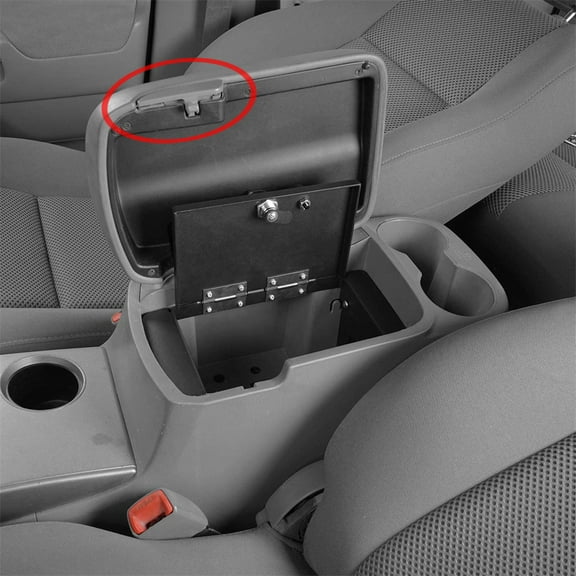 Yassdwbn Armrest Release Handle Gray Center Console Lid Latch For Toyota Tacoma 2005-2012