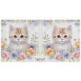 thumbnail image 2 of ALAZA Cute Kitten Cat Flowers 3 Ring Binder 1.5 Inch Three Ring Office Binders w/ clipboard & 3 pockets, Hold 200 Sheets, 1 pc, 2 of 7
