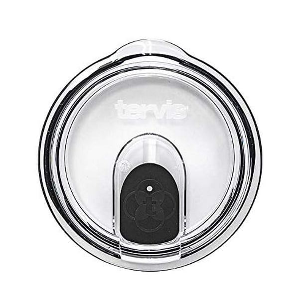 Tervis Tumbler Clear and Black Slider Lid For 12 oz and 20 oz Stainless (30 oz Stainless