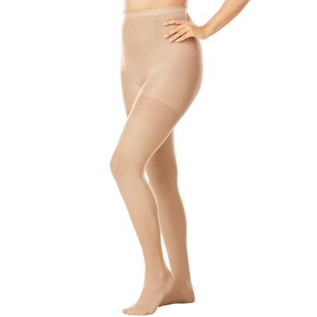 

Comfort Choice Women s Plus Size 2-Pack Control Top Tights Tights