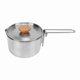thumbnail image 4 of Olla Hirviendo Para Acampar, Hervidor De Cocina Multifuncional Para Acampar, Fácil Limpieza, Portátil, De Acero Inoxidable 304 Con Plegable Para Té, Café Para Picnic, 4 of 7