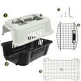 Fruggis TwoDoor Dog Kennel with Top Opening, Plastic Dog Crate Porable