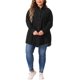 thumbnail image 2 of Camisa de chambray para mujeres de talla grande Agnes Orinda, camisa de botones de mezclilla, talla 2X, negra, 2 of 6