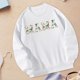 thumbnail image 1 of Sudadera con cuello redondo para mujer, ropa deportiva informal estampada, Jersey holgado, Tops para desplazarse, uso diario, deportes, otoño , S S, 1 of 8