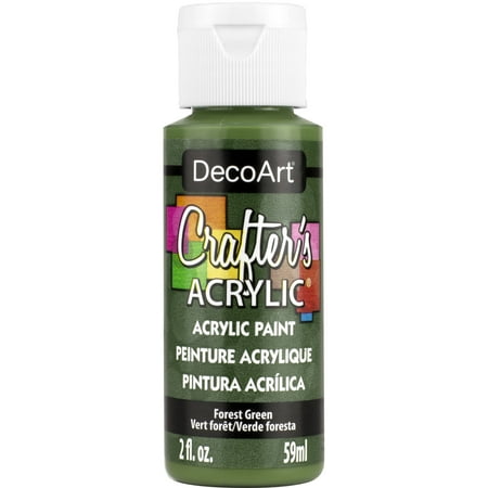 UPC: 0016455545683 | DecoArt Crafter s Acrylic Paint  2 oz.  Forest Green