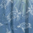 thumbnail image 5 of Orinice  Swimming Turtle Shower Curtain Set with 12 Plastic Shower Curtain Hooks,Bathroom Shower Curtain Sets Waterproof Fabric Shower Curtain cortinas de baño Shower Curtains for Bathroom 69x72, 5 of 7