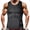Black, variant on Men's Waist Trainer Sauna Suit Shirt, Gym & Exercise Compression Vest, Sweat-Boosting Workout Top