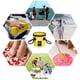 thumbnail image 5 of Soidarity Cubo de agua plegable de PVC, resistente al agua, lavabo, senderismo, de coches, contenedor organizador con asa, accesorios Pescar Amarillo 20L Soidarity OD022092-12, 5 of 6