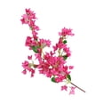 thumbnail image 3 of 120cm Artificial Silk Bougainvillea Branches Faux Rose Red Bougainvillea with Iron Wire Stems for Wedding Decoration, 3 of 5