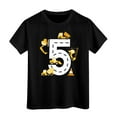 thumbnail image 1 of T-shirt pour Garçons Bébé Été Col Rond Manches Courtes Imprimé pour Jouer et Sports Quotidiens Taille 8-9T, 1 of 4